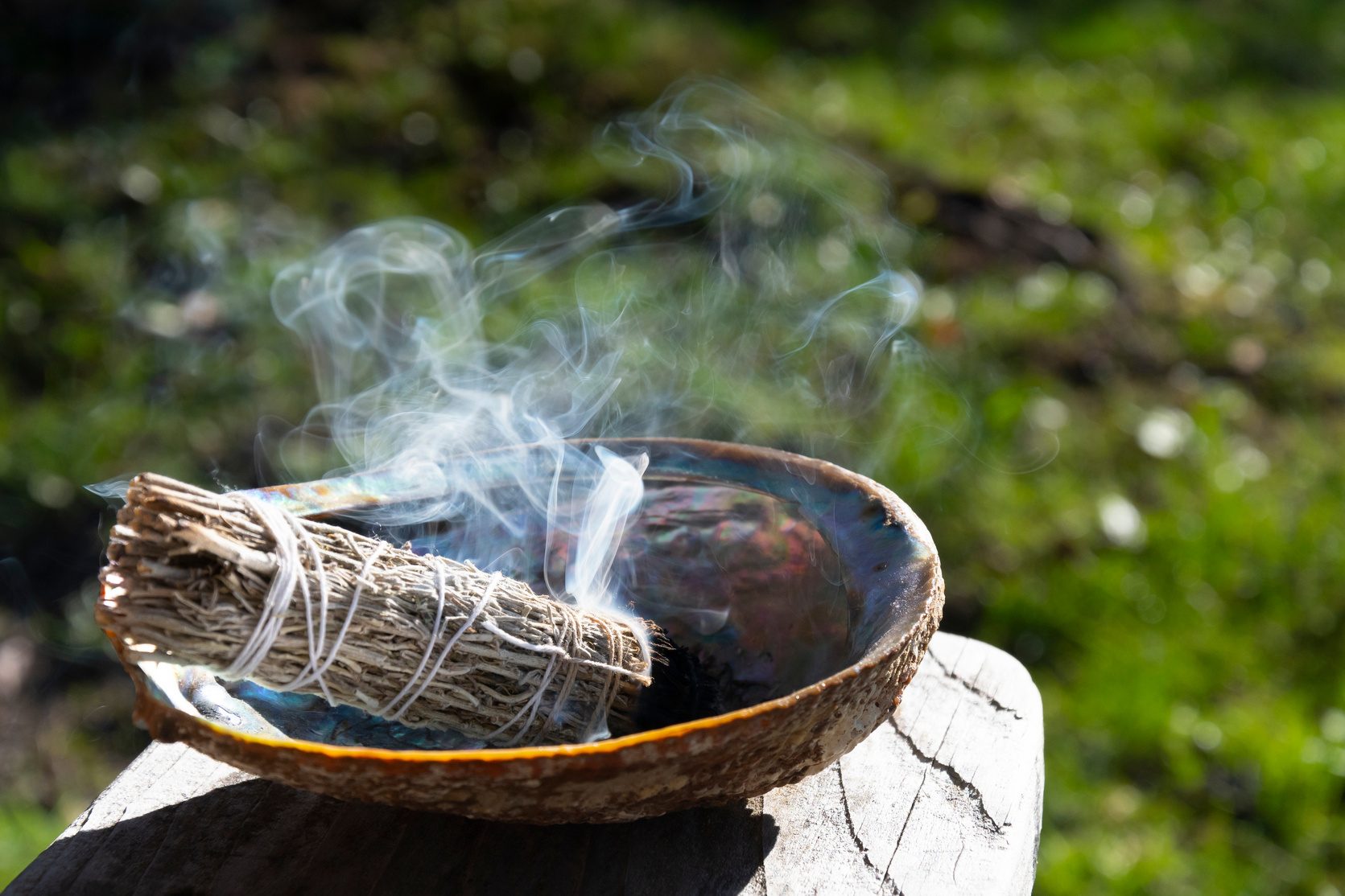 Hand drum and smudge